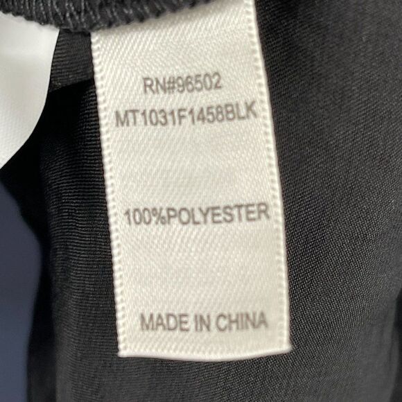 Buckle Sandy & Sid Surplice Wrap Blouse Top Black Medium - Picture 7 of 7